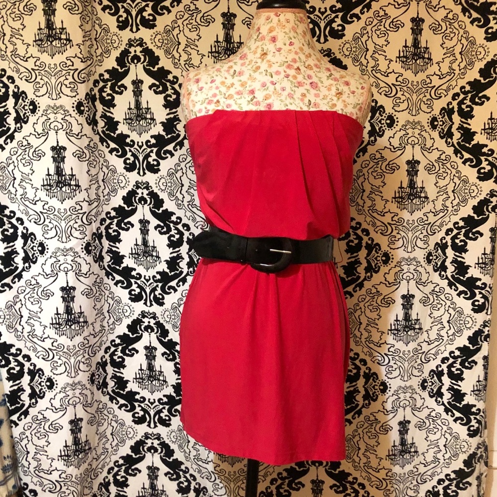 (🛍️ 2 for 8.00) Material Girl Strapless Mini Dress